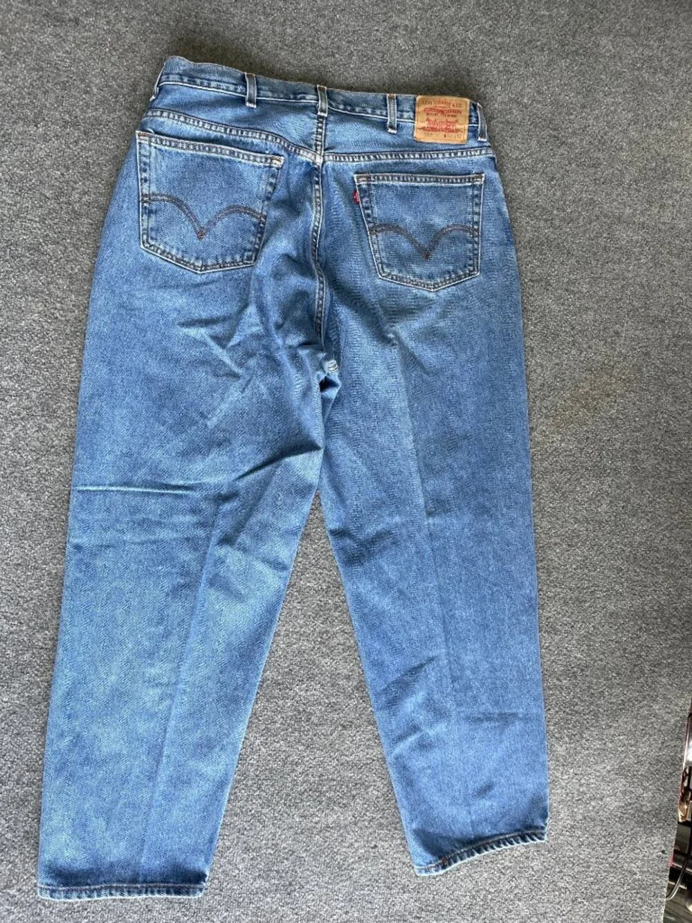 Levis 560 Comfort Fit Mens Blue Jeans 42X32 Denim